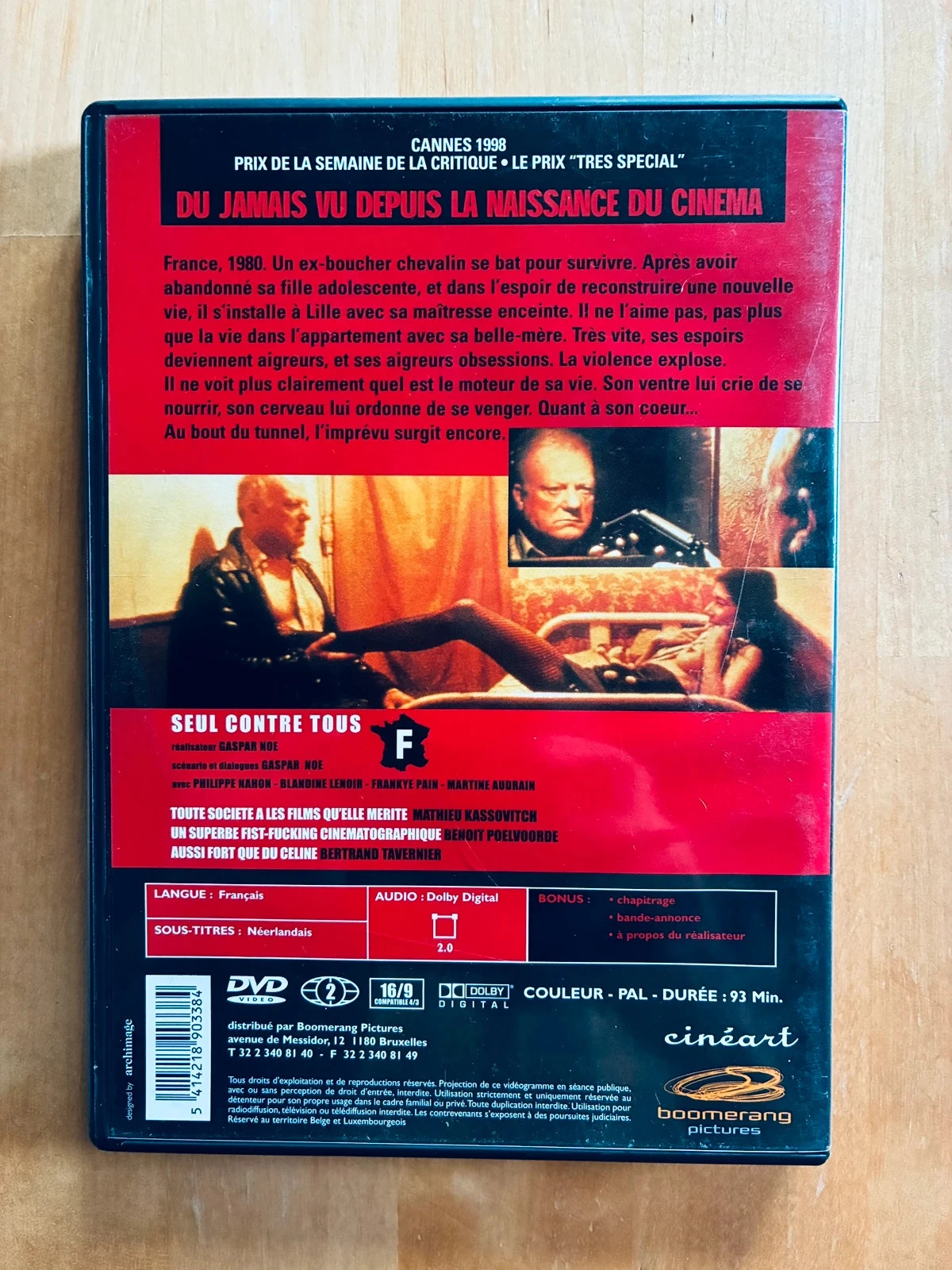 DVD Sozinho contra todos de Gaspard Noé. – photo 3